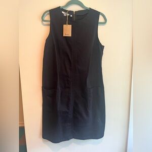 Boden Black Sleeveless Mini Dress